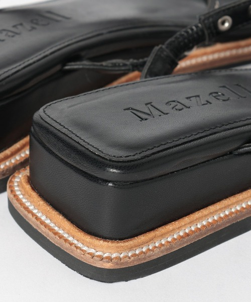 Mazell（マゼル）の「Mazell / スタッズローウェッジサンダル（サンダル・レディース・キナリ/ブラック/ベージュ/ミント・35/36/37/38/39）」の15枚目の写真