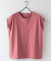汗染みの目立ちにくいTシャツ ZEROSTAIN ゼロステイン　撥水性　UVカット フレンチスリーブ ラウンドヘムTシャツ