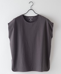 汗染みの目立ちにくいTシャツ ZEROSTAIN ゼロステイン　撥水性　UVカット フレンチスリーブ ラウンドヘムTシャツ