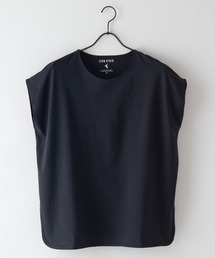 汗染みの目立ちにくいTシャツ ZEROSTAIN ゼロステイン　撥水性　UVカット フレンチスリーブ ラウンドヘムTシャツ