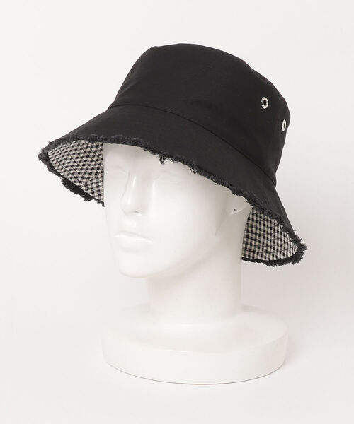 Casselini（キャセリーニ）の「【CASSELINI/キャセリーニ】リバーシブルバケットハット（ハット・レディース・ブラック/キャメル/アイボリー・FREE）」の14枚目の写真