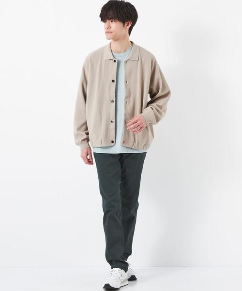 green label relaxing（グリーンレーベルリラクシング）の「Morley サーマル ポロ カーディガン（カーディガン/ボレロ・メンズ・ダークグレー/ナチュラル・S/L/XL/M）」の12枚目の写真