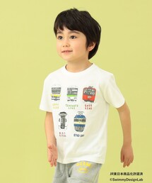 BEAMS mini | BEAMS mini / JR フロントプリントTシャツ 23SS（90～150cm）(Tシャツ/カットソー)