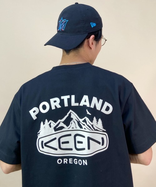 KEEN（キーン）の「【ムラサキスポーツ別注】KEEN/キーン Tシャツ/カットソー/半袖 アウトドア/キャンプ/フェス 1028365/1028366/1028367/1028368（Tシャツ/カットソー・メンズ・ホワイト/ブラック/グリーン/ベージュ・S/M/L/XL）」の21枚目の写真