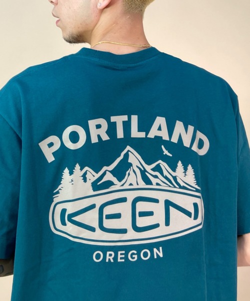 KEEN（キーン）の「【ムラサキスポーツ別注】KEEN/キーン Tシャツ/カットソー/半袖 アウトドア/キャンプ/フェス 1028365/1028366/1028367/1028368（Tシャツ/カットソー・メンズ・ホワイト/ブラック/グリーン/ベージュ・S/M/L/XL）」の16枚目の写真