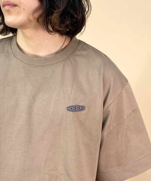 KEEN（キーン）の「【ムラサキスポーツ別注】KEEN/キーン Tシャツ/カットソー/半袖 アウトドア/キャンプ/フェス 1028365/1028366/1028367/1028368（Tシャツ/カットソー・メンズ・ホワイト/ブラック/グリーン/ベージュ・S/M/L/XL）」の12枚目の写真