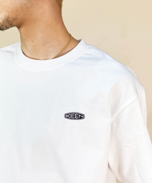 KEEN（キーン）の「【ムラサキスポーツ別注】KEEN/キーン Tシャツ/カットソー/半袖 アウトドア/キャンプ/フェス 1028365/1028366/1028367/1028368（Tシャツ/カットソー・メンズ・ホワイト/ブラック/グリーン/ベージュ・S/M/L/XL）」の20枚目の写真