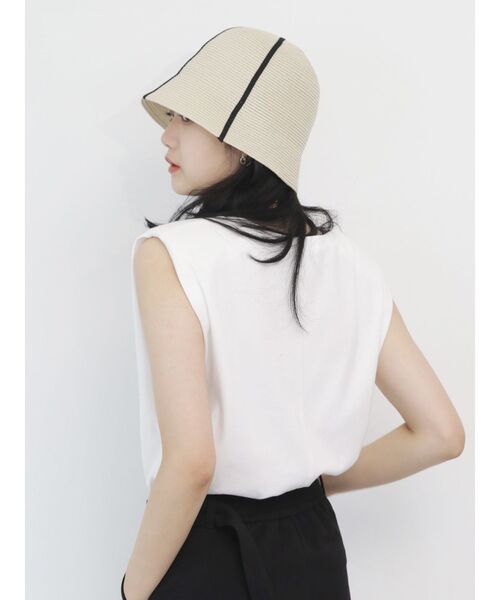 MURUA（ムルーア）の「ベーシックタンクトップ（Tシャツ/カットソー・レディース・ホワイト/ダークグレー/イエロー/ブルー・FREE）」の21枚目の写真