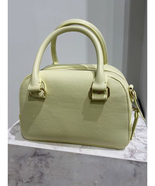 MERCURYDUO（マーキュリーデュオ）の「ミニボストンBAG（ボストンバッグ・レディース・アイボリー/ブラック/イエロー/ライトブルー・FREE）」の4枚目の写真