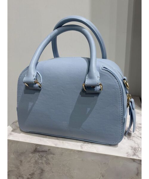 MERCURYDUO（マーキュリーデュオ）の「ミニボストンBAG（ボストンバッグ・レディース・アイボリー/ブラック/イエロー/ライトブルー・FREE）」の3枚目の写真