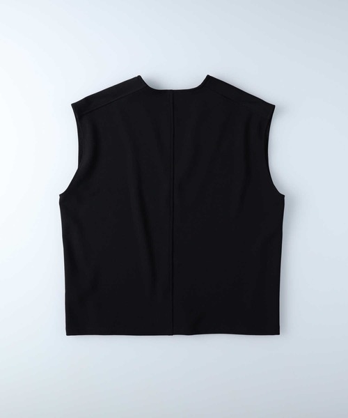 HONEYSUCKLE ROSE(ハニーサックルローズ)の「【HONEYSUCKLE ROSE】Vネックベスト(ベスト・レディース・ブラック/グレー・M-L)」の18枚目の写真