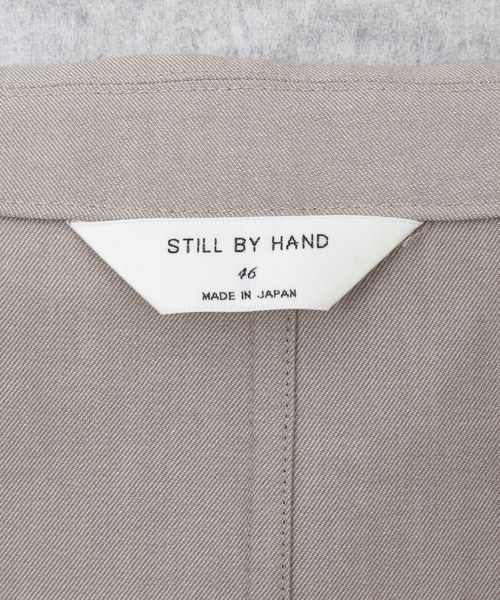 STILL BY HAND / スティルバイハンド】 オーバーシャツ BL03231