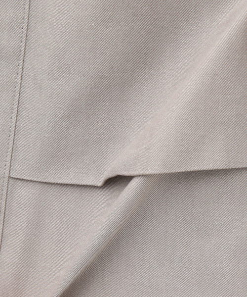 STILL BY HAND(スティルバイハンド)の「【STILL BY HAND / スティルバイハンド】 オーバーシャツ BL03231(シャツ/ブラウス・メンズ・ブラック/ベージュ・46/48)」の16枚目の写真