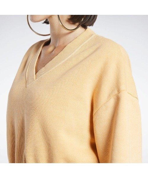 Reebok(リーボック)の「クラシックス ナチュラル ダイ フレンチ テリー クルー / Classics Natural Dye French Terry Crew(Tシャツ/カットソー・レディース・ベージュ系その他/コーラル・SMALL/MEDIUM/X-LARGE/LARGE)」の5枚目の写真