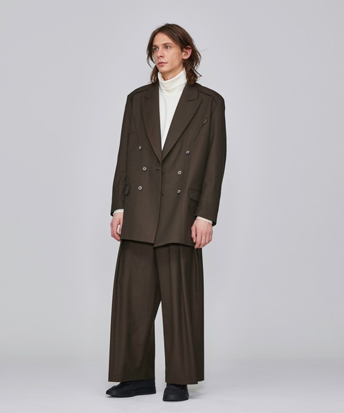 Iroquois（イロコイ）の「IROQUOIS イロコイ / VINTAGE MILLS JK セットアップビンテージミルズジャケット / 677201（テーラードジャケット・メンズ・ブラック/ブラウン・2/1/3）」の3枚目の写真