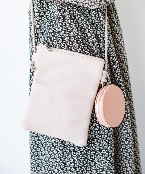 haco!（ハコ）の「【jou jou lier】丸ポーチミニショルダーバッグ（ショルダーバッグ・レディース・ピンク/グリーン/パープル/アイボリー・ONE SIZE）」の4枚目の写真