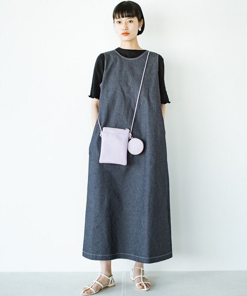 haco!（ハコ）の「【jou jou lier】丸ポーチミニショルダーバッグ（ショルダーバッグ・レディース・ピンク/グリーン/パープル/アイボリー・ONE SIZE）」の9枚目の写真