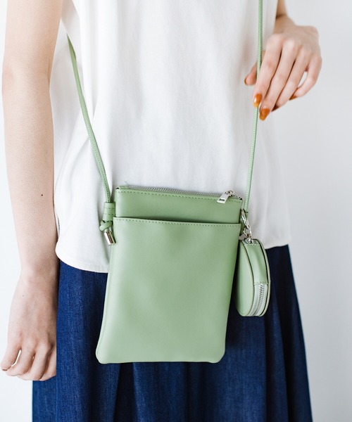 haco!（ハコ）の「【jou jou lier】丸ポーチミニショルダーバッグ（ショルダーバッグ・レディース・ピンク/グリーン/パープル/アイボリー・ONE SIZE）」の19枚目の写真