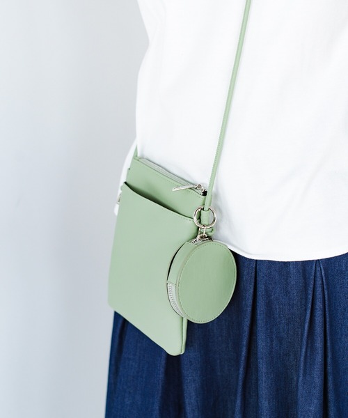 haco!（ハコ）の「【jou jou lier】丸ポーチミニショルダーバッグ（ショルダーバッグ・レディース・ピンク/グリーン/パープル/アイボリー・ONE SIZE）」の21枚目の写真
