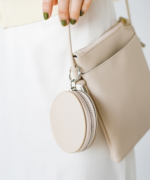 haco!（ハコ）の「【jou jou lier】丸ポーチミニショルダーバッグ（ショルダーバッグ・レディース・ピンク/グリーン/パープル/アイボリー・ONE SIZE）」の16枚目の写真