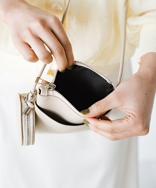 haco!（ハコ）の「【jou jou lier】丸ポーチミニショルダーバッグ（ショルダーバッグ・レディース・ピンク/グリーン/パープル/アイボリー・ONE SIZE）」の18枚目の写真