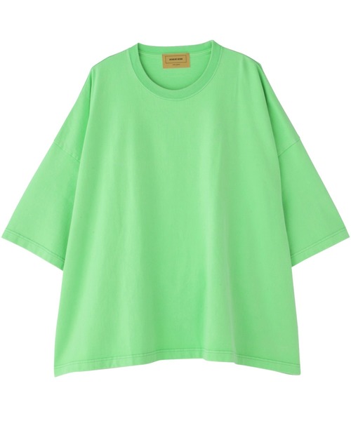 SEVEN BY SEVEN(セブンバイセブン)の「SEVEN BY SEVEN/セブン バイ セブン/HEAVY WEIGHT BIG TEE - Pigment dyed -(Tシャツ/カットソー・メンズ・ブラック/イエロー/グリーン・M/L)」の3枚目の写真