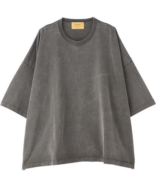 SEVEN BY SEVEN(セブンバイセブン)の「SEVEN BY SEVEN/セブン バイ セブン/HEAVY WEIGHT BIG TEE - Pigment dyed -(Tシャツ/カットソー・メンズ・ブラック/イエロー/グリーン・M/L)」の2枚目の写真