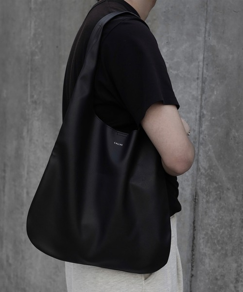 CALLNE（カルネ）の「【CALLNE】Triangle Tote Bag /トライアングルトートバッグ（トートバッグ・メンズ・ブラック・FREE）」の16枚目の写真