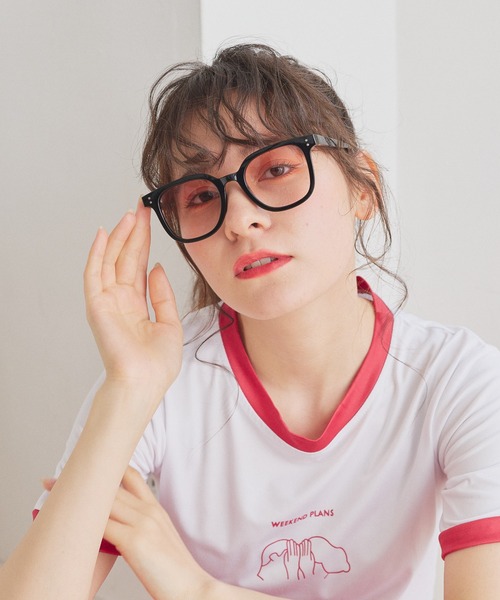 EPICKS（エピックス）の「カラーレンズスクエアサングラス（サングラス・レディース・ブラック/クリア/ブラック系その他・FREE）」の13枚目の写真