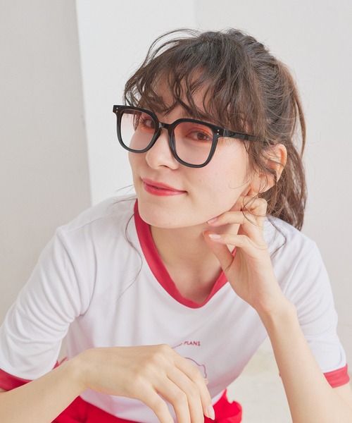 EPICKS（エピックス）の「カラーレンズスクエアサングラス（サングラス・レディース・ブラック/クリア/ブラック系その他・FREE）」の15枚目の写真