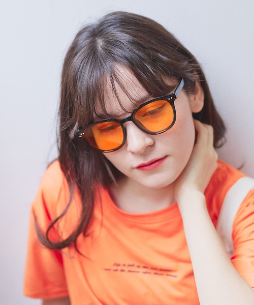 EPICKS（エピックス）の「カラーレンズスクエアサングラス（サングラス・レディース・ブラック/クリア/ブラック系その他・FREE）」の16枚目の写真