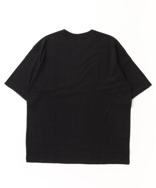 ARCADE(アーケード)の「コットンUSA 2WAY ロールアップ スリーブカラー切替 ビッグシルエット 5分袖Tシャツ(Tシャツ/カットソー・メンズ・ネイビー/グリーン/チャコール/ホワイト/ブルー/ブラック・L/LL/M)」の7枚目の写真