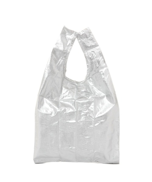 BAGGU(バグー)の「【BAGGU(バグゥ)】メタリックBABY 23SS(日本限定)(エコバッグ/サブバッグ・レディース・イエロー/シルバーグレー/その他1/その他2/セージグリーン/ライトブルー/ピンク/ライトピンク・0)」の14枚目の写真