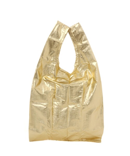 BAGGU(バグー)の「【BAGGU(バグゥ)】メタリックBABY 23SS(日本限定)(エコバッグ/サブバッグ・レディース・イエロー/シルバーグレー/その他1/その他2/セージグリーン/ライトブルー/ピンク/ライトピンク・0)」の15枚目の写真