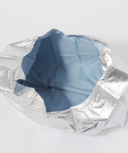 BAGGU(バグー)の「【BAGGU(バグゥ)】メタリックBABY 23SS(日本限定)(エコバッグ/サブバッグ・レディース・イエロー/シルバーグレー/その他1/その他2/セージグリーン/ライトブルー/ピンク/ライトピンク・0)」の19枚目の写真