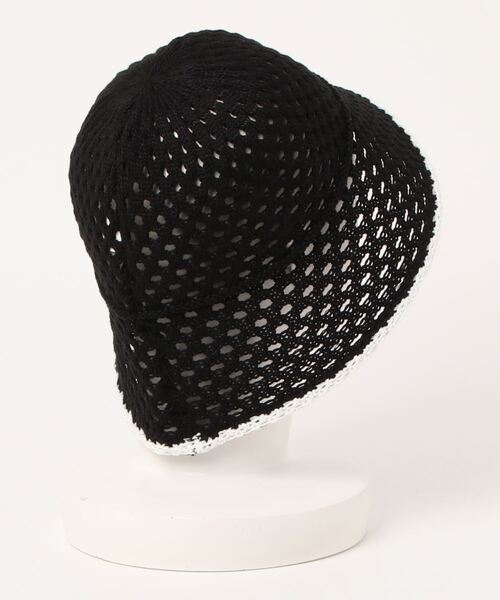 AMBIENT（アンビエント）の「ｱｲﾚｯﾄﾊﾞｲｶﾗｰﾗｲﾝﾊﾞｹｯﾄﾊｯﾄ（ハット・レディース・ホワイト/ブラック・FREE）」の3枚目の写真