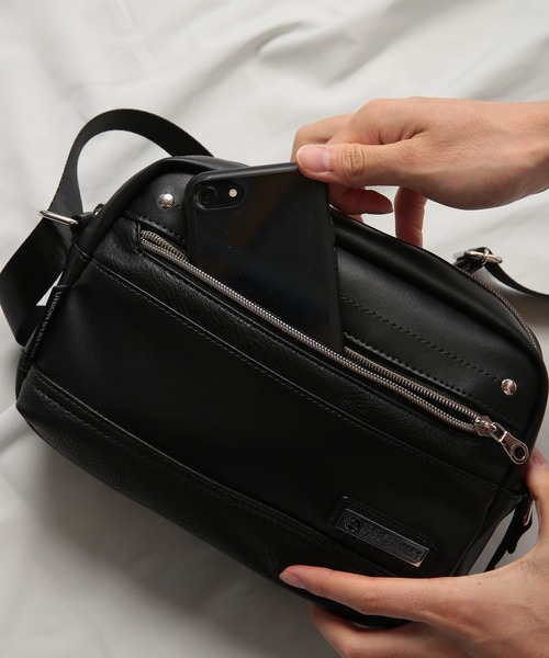 UNION STATION（ユニオンステーション）の「【PRO-SPERITY/プロスペリティ】別注ミニショルダーバッグ（ショルダーバッグ・メンズ・ブラック系その他/ブラック/ネイビー/グレー系その他・FREE）」の6枚目の写真