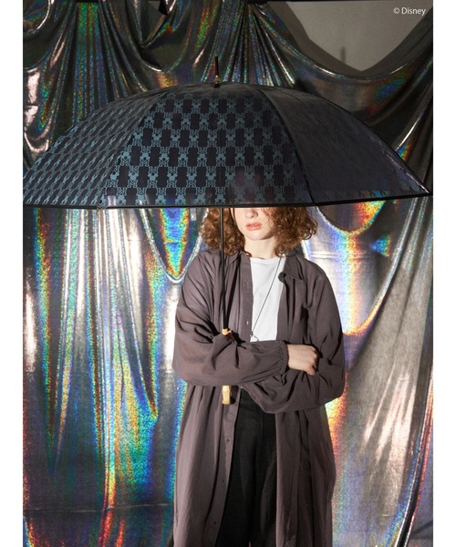 Disney（ディズニー）の「Mickey/Monogram Umbrella（長傘・レディース・ネイビー・FREE）」の3枚目の写真