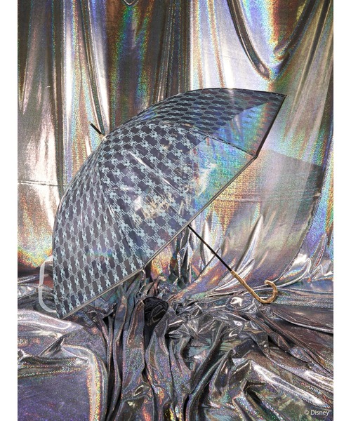 Disney（ディズニー）の「Mickey/Monogram Umbrella（長傘・レディース・ネイビー・FREE）」の2枚目の写真