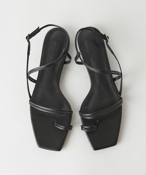 MARW UNITED ARROWS(マルゥ ユナイテッドアローズ)の「<MARW UNITED ARROWS+Odette e Odile>アンクルストラップ トングサンダル(サンダル・レディース・ブラック・23cm/24.5cm/23.5cm/24cm/22cm/22.5cm/25cm)」の3枚目の写真