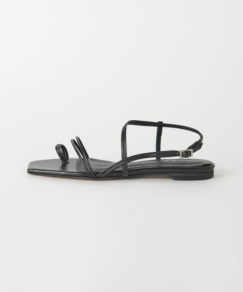 MARW UNITED ARROWS(マルゥ ユナイテッドアローズ)の「<MARW UNITED ARROWS+Odette e Odile>アンクルストラップ トングサンダル(サンダル・レディース・ブラック・23cm/24.5cm/23.5cm/24cm/22cm/22.5cm/25cm)」の4枚目の写真