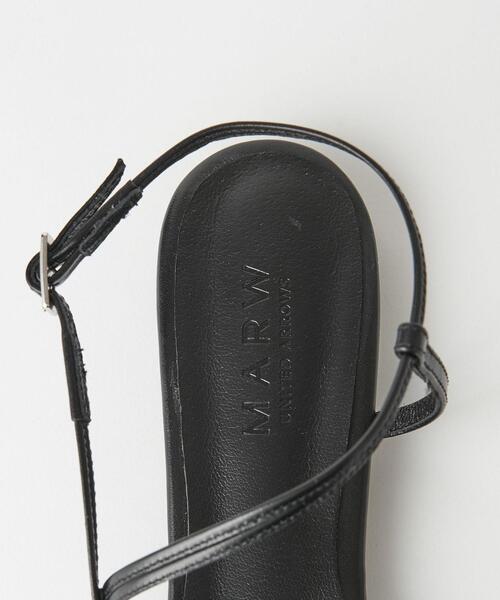 MARW UNITED ARROWS(マルゥ ユナイテッドアローズ)の「<MARW UNITED ARROWS+Odette e Odile>アンクルストラップ トングサンダル(サンダル・レディース・ブラック・23cm/24.5cm/23.5cm/24cm/22cm/22.5cm/25cm)」の8枚目の写真