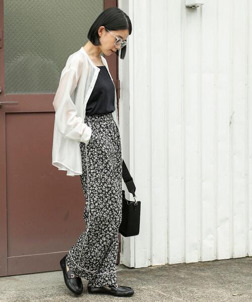 バンドカラーシアーシャツ