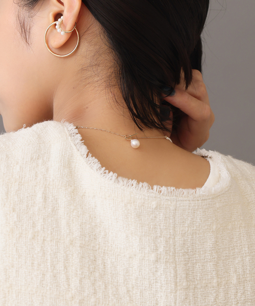 Lilas（リラ）の「シードパールチェーンネックレス K10（ネックレス