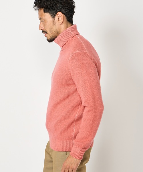 MEN'S BIGI(メンズビギ)の「【FILIPPO DE LAURENTIIS】5Gタートルネックニット(ニット/セーター・メンズ・ピンク/ベージュ/ネイビー・02/03)」の10枚目の写真