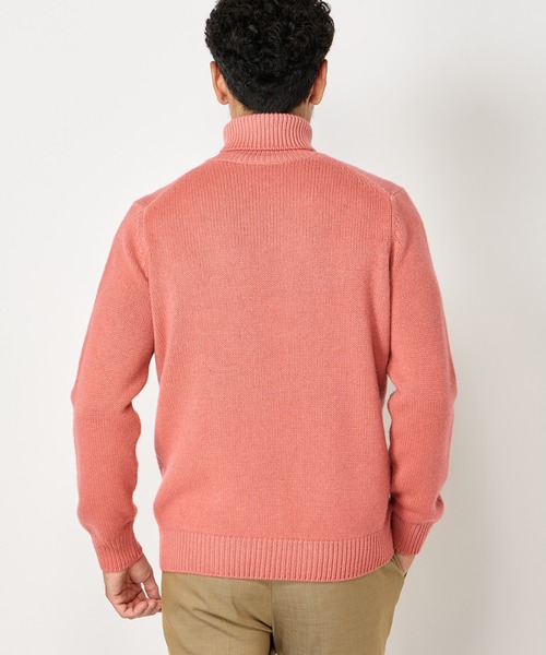 MEN'S BIGI(メンズビギ)の「【FILIPPO DE LAURENTIIS】5Gタートルネックニット(ニット/セーター・メンズ・ピンク/ベージュ/ネイビー・02/03)」の11枚目の写真