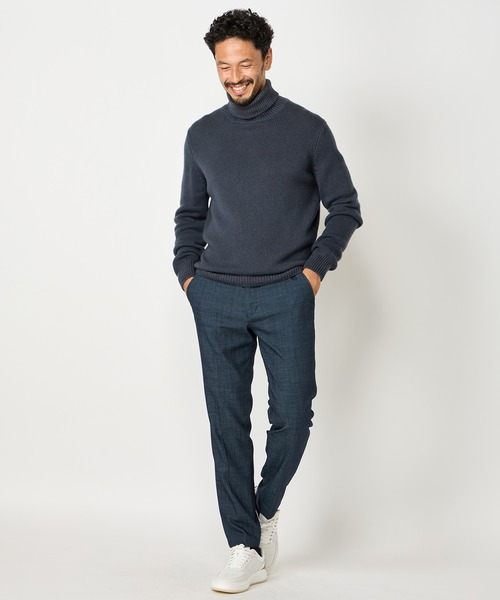 MEN'S BIGI(メンズビギ)の「【FILIPPO DE LAURENTIIS】5Gタートルネックニット(ニット/セーター・メンズ・ピンク/ベージュ/ネイビー・02/03)」の5枚目の写真