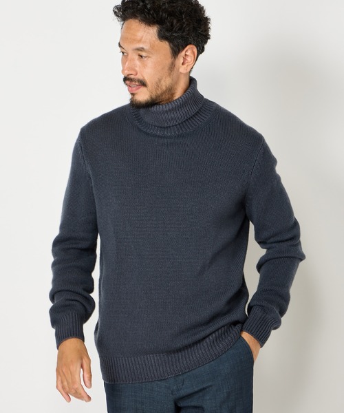 MEN'S BIGI(メンズビギ)の「【FILIPPO DE LAURENTIIS】5Gタートルネックニット(ニット/セーター・メンズ・ピンク/ベージュ/ネイビー・02/03)」の8枚目の写真