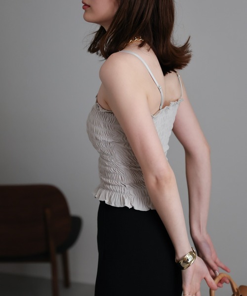 model：162cm 着用サイズ：F