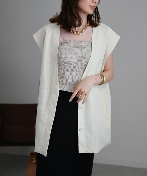 model：162cm 着用サイズ：F